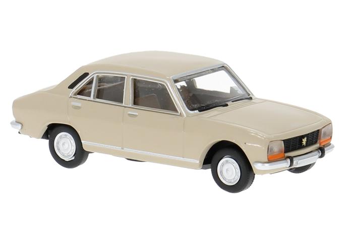 Brekina 29126 Peugeot 504, gold, 1968, 1:87
