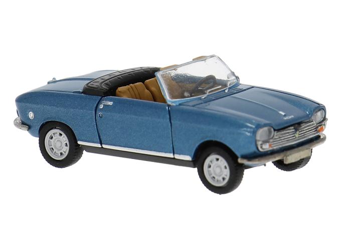 Brekina 29182 Peugeot 204 Cabriolet, blau, 1967