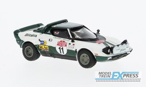Brekina 29654 Lancia Stratos "Alitalia" von B.Waldegard, Sieger San Remo 1975