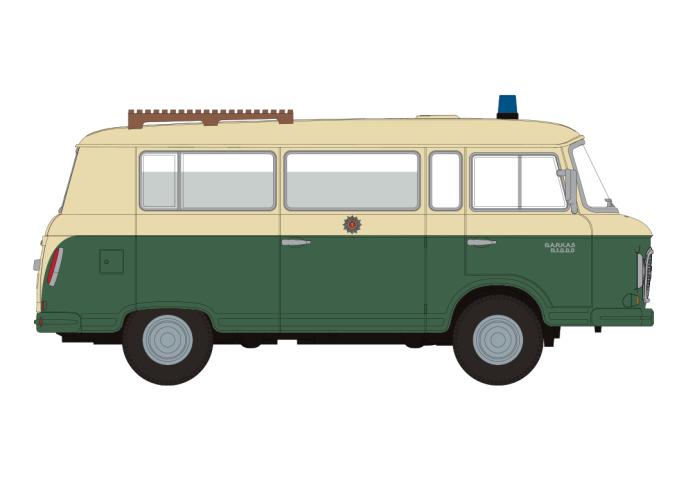 Brekina 30048 Barkas B 1000 Bus, 1960, Volkspolizei