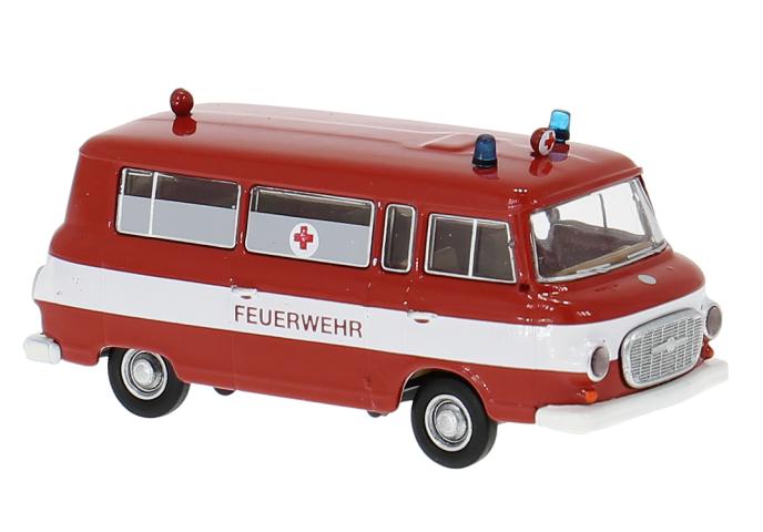 Brekina 30052 Barkas B 1000 Bus, 1960, Feuerwehr