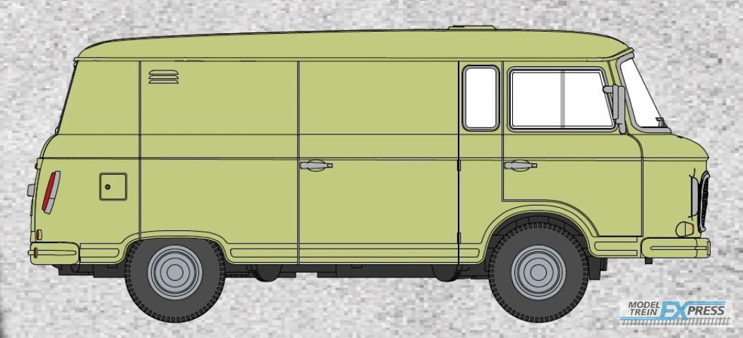 Brekina 30122 Barkas B1000 Kastenwagen, pastellgrün