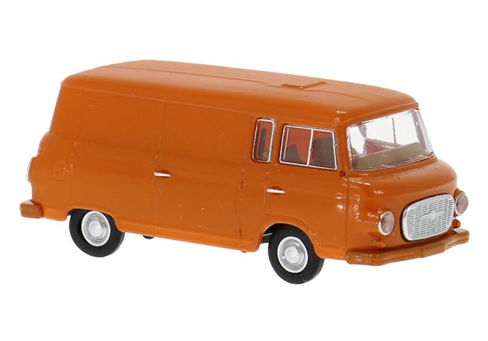 Brekina 30124 Barkas B 1000 Kasten, dunkelorange, 1962