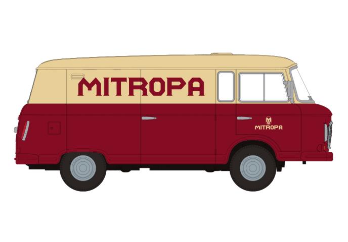 Brekina 30129 Barkas B 1000 Kasten, 1960, Mitropa