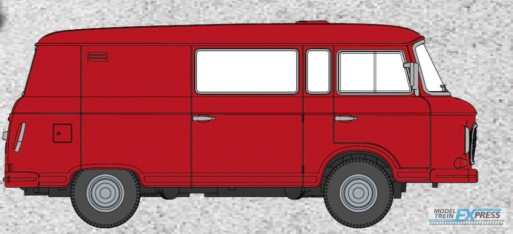 Brekina 30228 Barkas B1000 Halbbus, karminrot