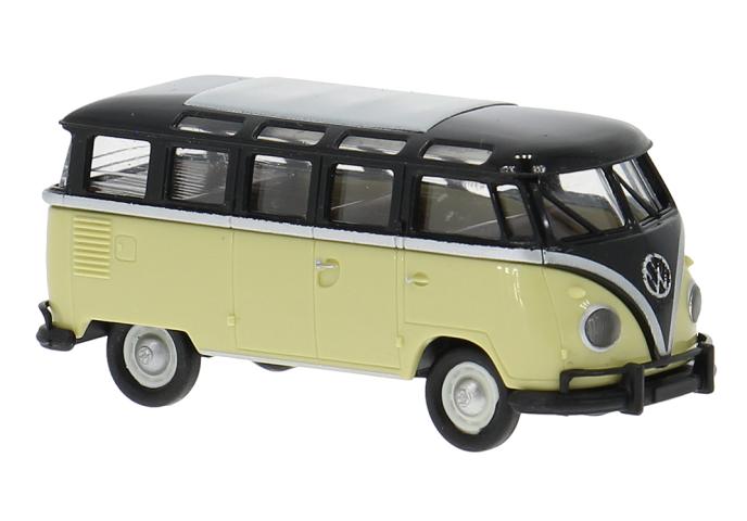 Brekina 31851 VW T1b Samba schwarz/beige