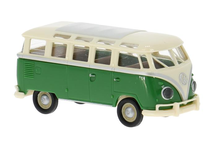 Brekina 31854 VW T1b Samba, hellbeige/grün, 1960, 1:87