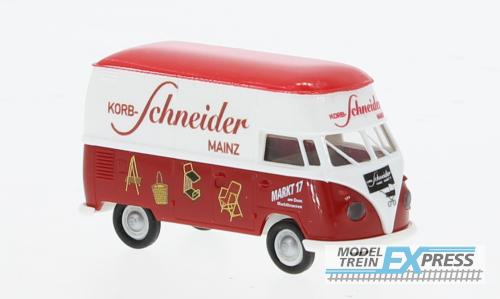 Brekina 32620 VW T1b Großraum-Kasten 1960, Korb Schneider,