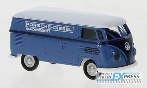 Brekina 32758 VW T1b Kasten Porsche Diesel 1960, Porsche Diesel Kundendienst,
