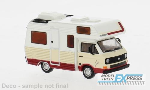Brekina 33975 VW T3 "Gipsy" Camper von Karmann weiß/elfenbein