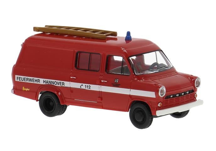 Brekina 34167 Ford Transit, 1970, Feuerwehr Hannover, 1:87