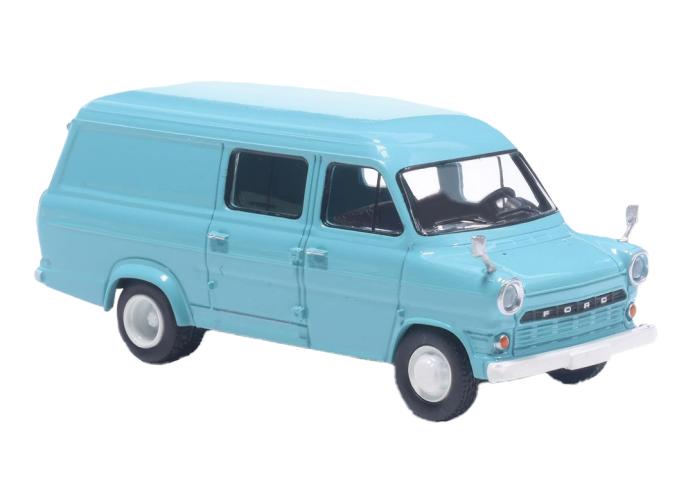 Brekina 34171 Ford Transit, helltürkis, 1970, 1:87