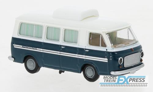 Brekina 34417 Fiat 238 Camper weiss, blau, 1966,