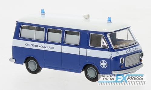 Brekina 34418 Fiat 238 Bus 1966,  Croce Bianca Milano,