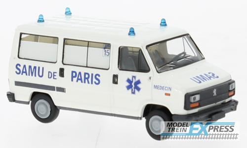 Brekina 34915 Peugeot J5 Bus 1982, Samu de Paris (FR),