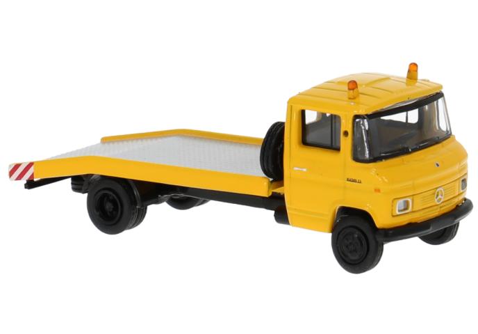 Brekina 36741 Mercedes L 608 D Abschleppwagen, gelb, 1968
