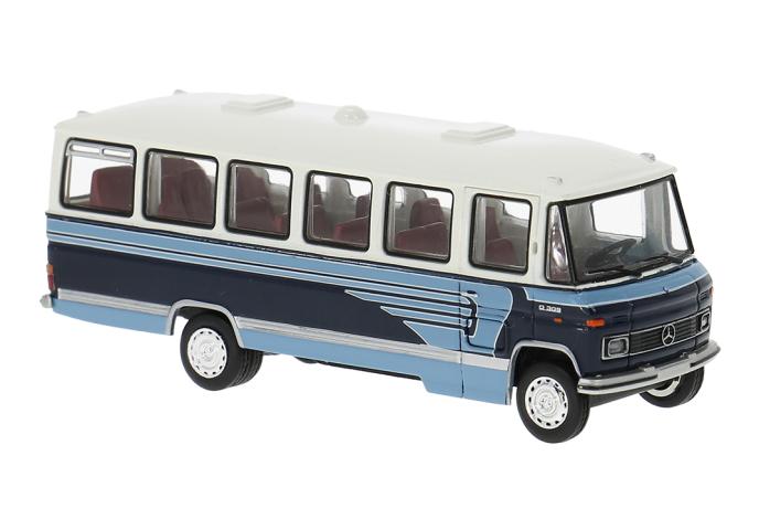 Brekina 36750 Mercedes O 309, weiss/blau, 1968, 1:87