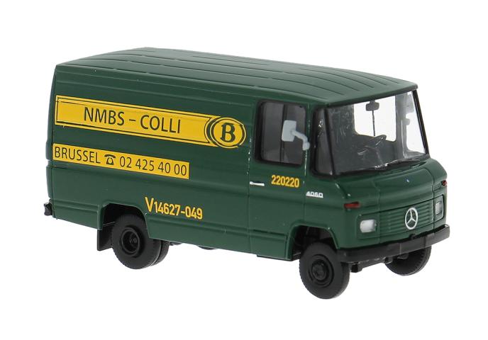 Brekina 36861 Mercedes L 406 D Kasten, 1967, Bahn Belgien (B)