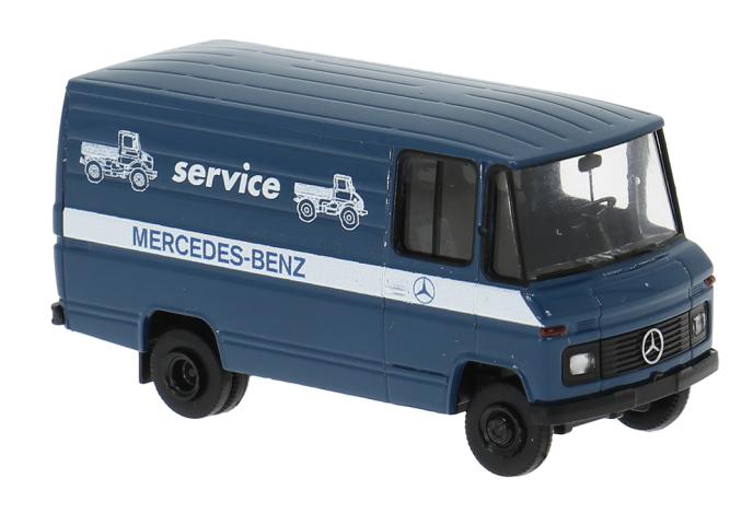 Brekina 36870 Mercedes L 406 D Kasten, 1967, Unimog Mobile Service