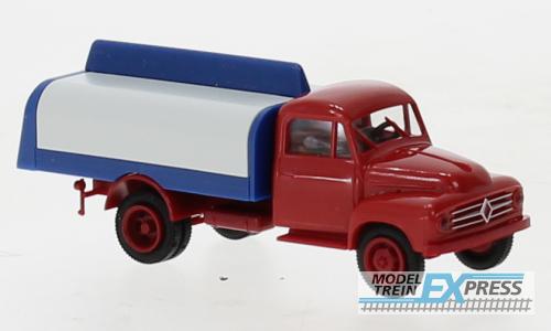 Brekina 38035 Borgward B 1500 Getränkeaufbau rot, blau, 1954,