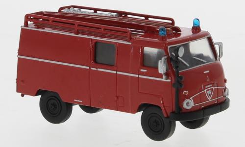 Brekina 38100 Faun F 24 LF 8, rot/schwarz, 1962, 1:87