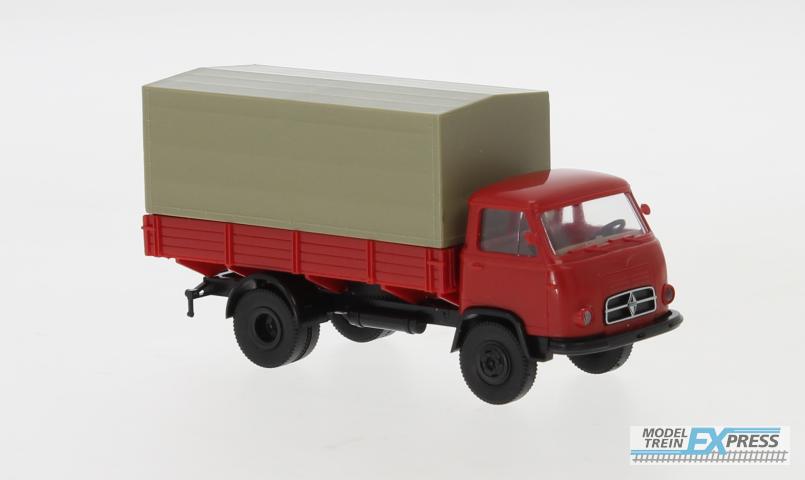 Brekina 43225 Borgward B 655 PP rot, schwarz, 1959,