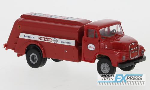 Brekina 45056 MAN 635 Tankwagen rot, 1955, Esso,