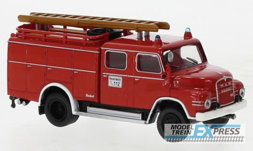 Brekina 45131 MAN 450 HA TLF 16 rot, weiss, 1960,