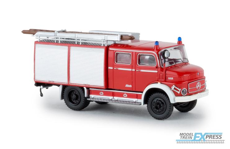 Brekina 47161 Mercedes LAF 1113 TLF 16 mit Rollläden, TD rot, weiss, 1972,