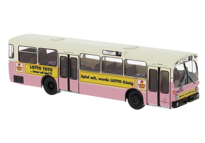 Brekina 50834 Mercedes O 305, 1972, HHA Schnellbus - Lotto König