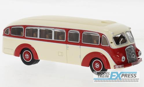 Brekina 52430 Mercedes LO 3500 hellbeige, rot, 1936,