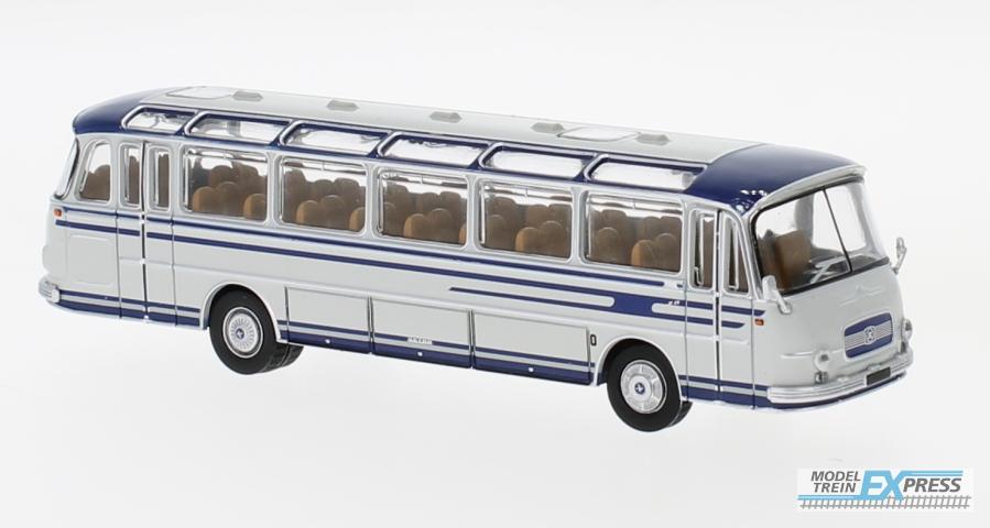 Brekina 58205 Setra S 12 blau, grau,