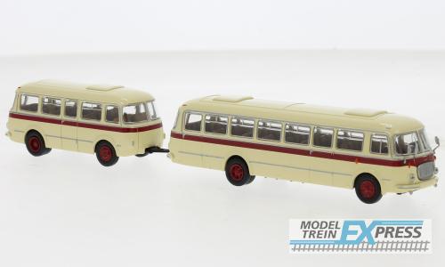 Brekina 58273 JZS Jelcz 043 mit Personenanhänger