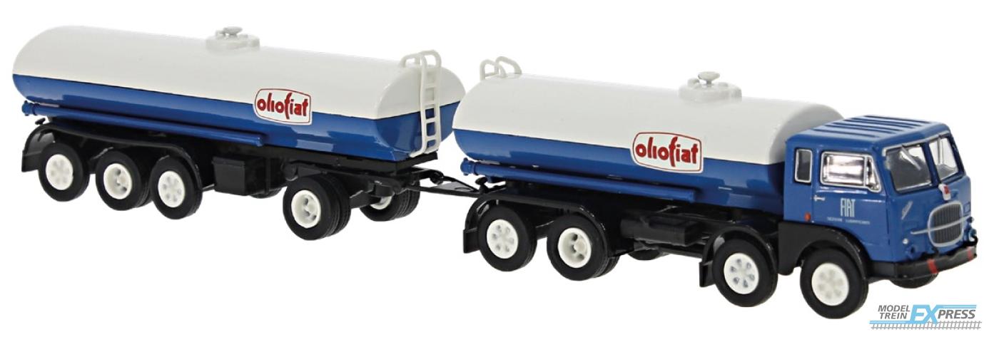 Brekina 58453 Fiat 690 Millepiedi Tanklastzug 1960, Olio Fiat,