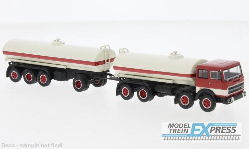 Brekina 58550 Fiat 691 Millepiedi Tankzug rot, weiss, 1970,