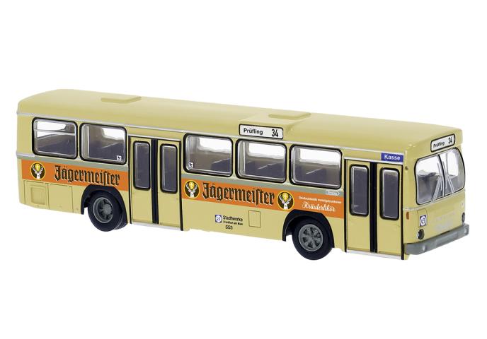 Brekina 59154 Büssing BS 110 V, 1970, Frankfurt - Jägermeister