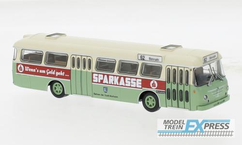 Brekina 59383 Büssing Senator 12 D 1962, Monheim - Sparkasse,