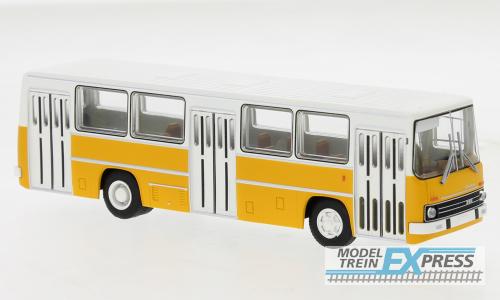 Brekina 59806 Ikarus 260 Stadtbus weiss, dunkelgelb, 1972,