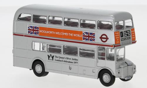 Brekina 61105 AEC Routemaster, 1977, Silver Jubilee