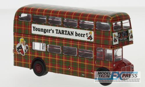 Brekina 61107 AEC Routemaster 1960, Younger?s Tartan beer,