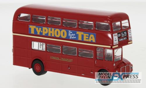 Brekina 61112MCW AEC Routemaster 1965, London Transport - Ty-Phoo Tea,