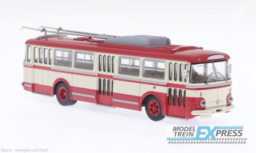 Brekina 61354 Skoda 9 Tr weiss, rot, 1962,