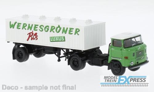 Brekina 71214 IFA W50 Biertank-Sattelzug "Wernesgrüner Bier"
