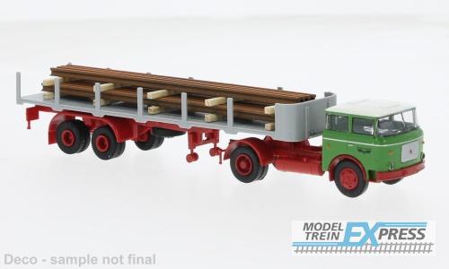 Brekina 71833 LIAZ 706 Rungensattel der Deutschen Reichsbahn mit Ladegut