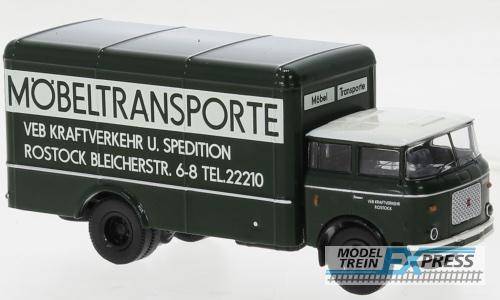 Brekina 71856 LIAZ 706 Koffer des KVK Rostock