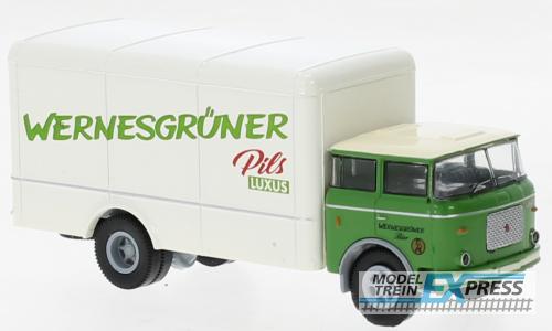 Brekina 71859 LIAZ 706 Koffer 1970, Wernesgrüner,
