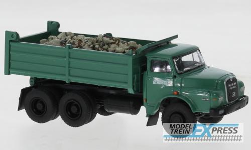 Brekina 78107 MAN 26.280 DHAK mit Ladegut 1972,  Schwarzbau,