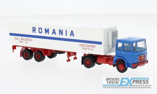 Brekina 78157 MAN Koffer-Sattelzug der Romania