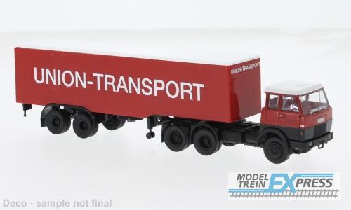 Brekina 82251 Henschel F221S Koffer-Sattelzug der Union-Spedition
