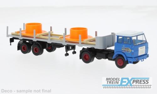 Brekina 82256 Henschel F161S Rungensattelzug der G&G mit Ladegut